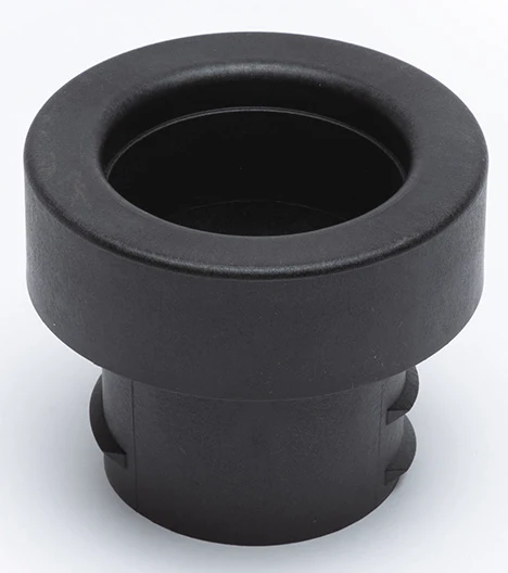 A01346-001 - Outlet, Supply, 2.5", Flangeless, Black