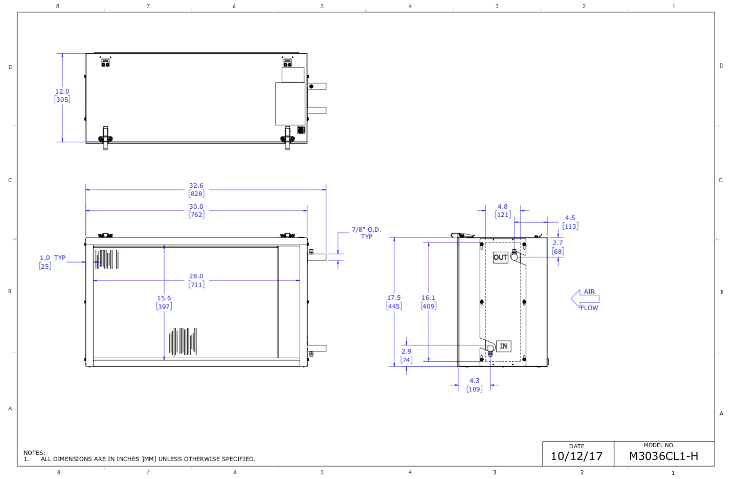 M3036CL1-H - Hydronic Module, Heating (with Hot Water Coil) - Image 3