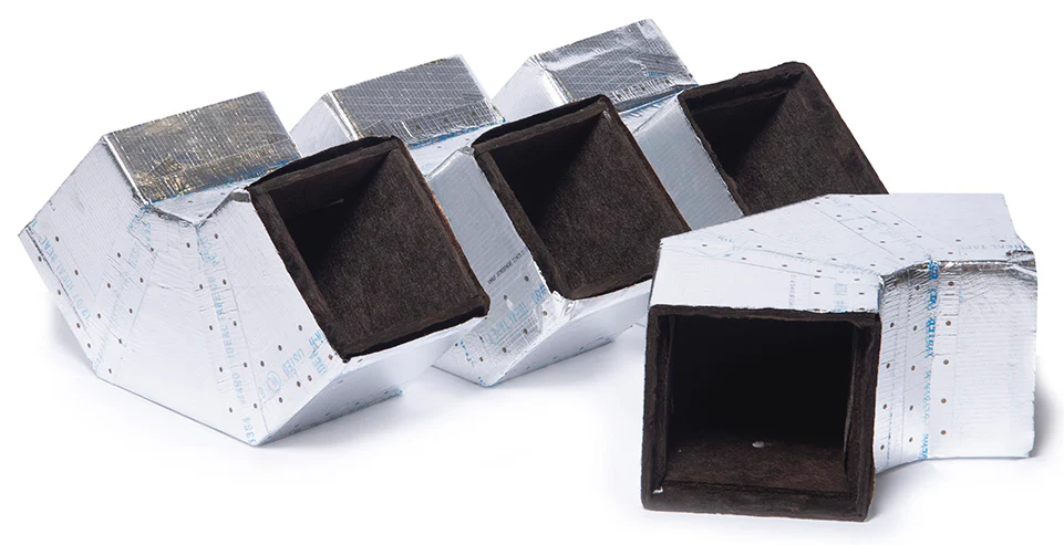 UPC-18-085S-4 - Elbow, 90 degree, Fiberglass, 8.5" x 8.5" I.D, 4 pack