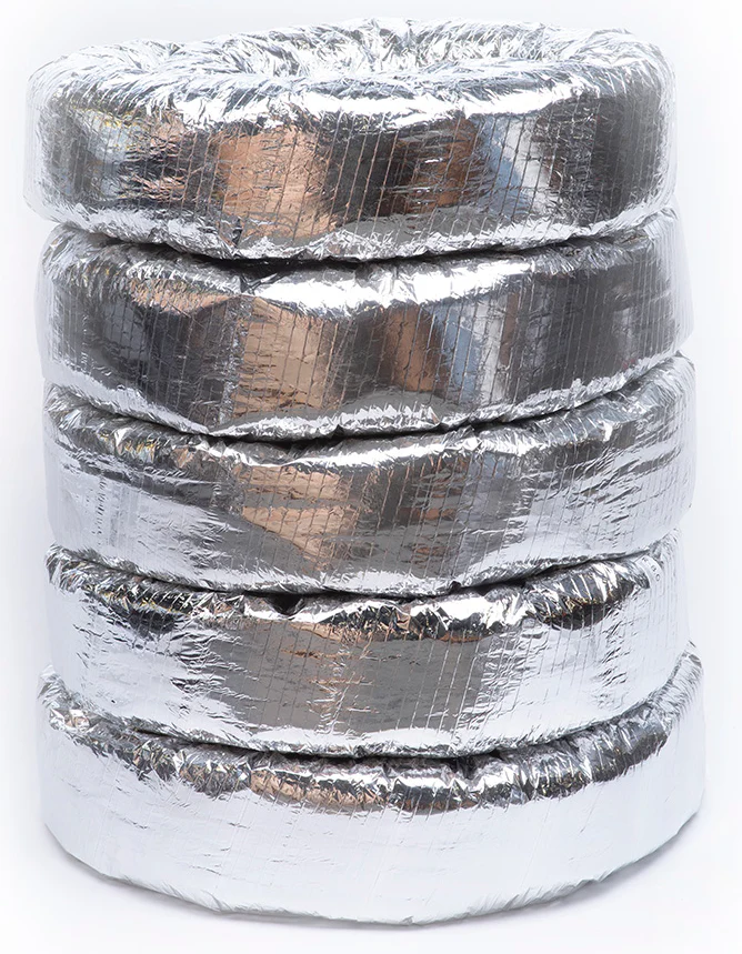 UPC-226-R8-5 - Unico Sound Attenuator Tubing for High Velocity System, 2.5" ID x 12'L, R-8.0 (60 ft total)