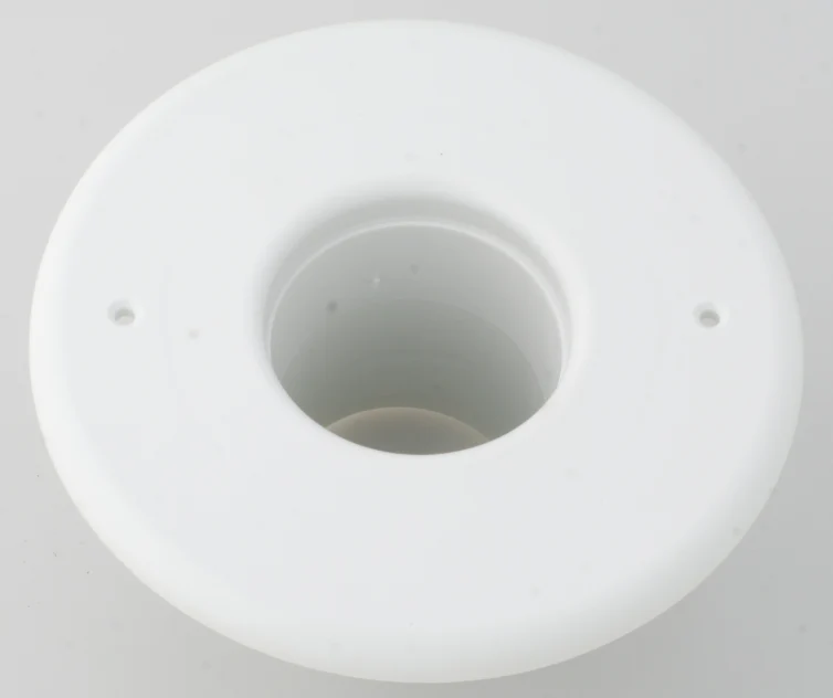 UPC-256 - Unico Supply Outlet, 2.5", Round, Standard White Plastic