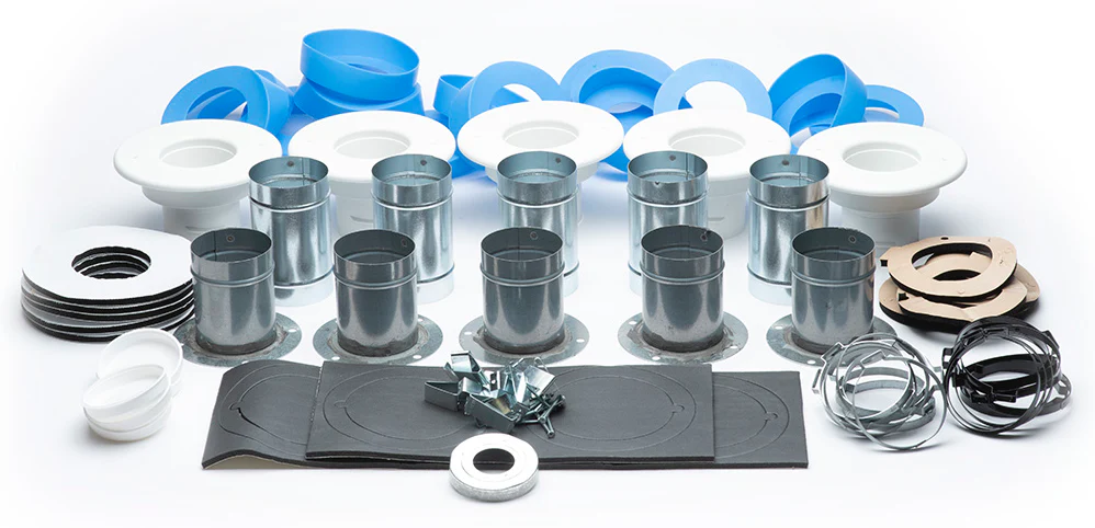UPC-289MF-5 - Unico Installation Kit, 2.5", Rectangular Metal Plenum (5 outlets)