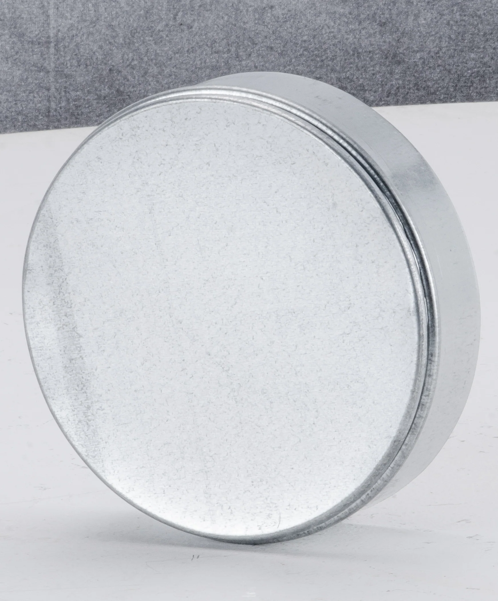 USM-05 - Galvanized Metal End Cap, Uncrimped, 7" I.D. (1/Box)